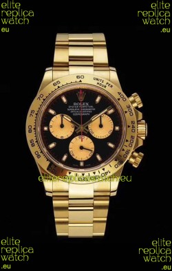 Rolex Daytona 116508 Yellow Gold Original Cal.4130 Movement - 1:1 Mirror 904L Steel Watch