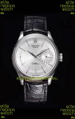 Rolex Cellini Date Ref#50519 Replica 1:1 Mirror 904L Steel Watch White Dial
