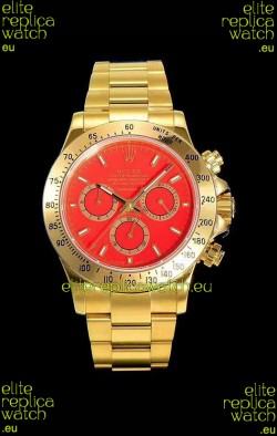 Rolex Daytona 116508 Yellow Gold Original Cal.4130 Movement - 1:1 Mirror 904L Steel Watch