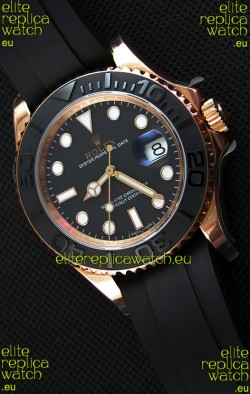 Rolex Yachtmaster Everrose Gold Japanese Replica Watch - 40MM