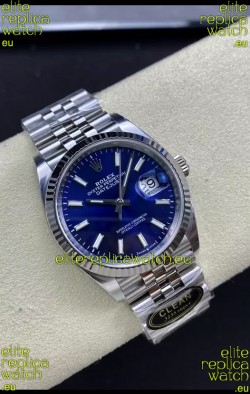Rolex Datejust Cal.3235 Movement 1:1 Mirror Replica 904L Steel 36MM - Blue Dial