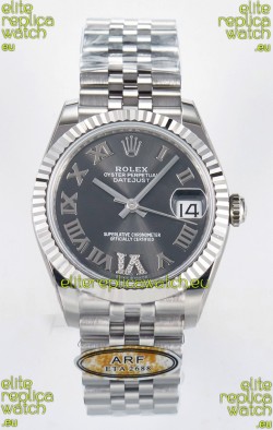 Rolex Super Clone Datejust ETA 2688 Movement 31MM Stainless Steel Case Grey Dial Watch