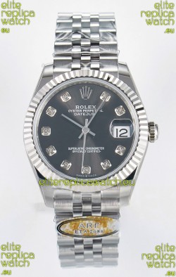 Rolex Super Clone Datejust ETA 2688 Movement 31MM Stainless Steel Case Grey Dial Watch
