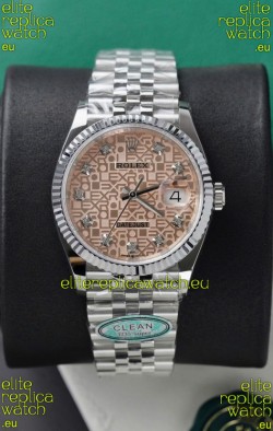 Rolex Super Clone Datejust ETA 3235 Movement 36MM Sundust Computer dial 36MM Steel Case Watch