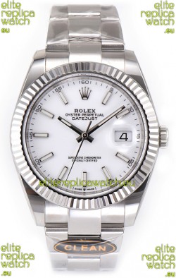 Rolex Datejust 126334 41MM ETA3235 72 Hours Power White Dial Oyster 1:1 Mirror Replica