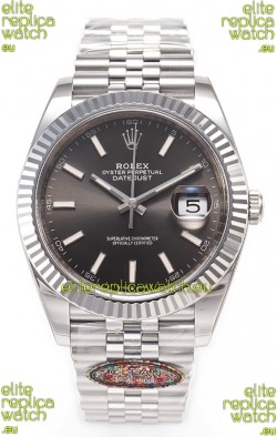 Rolex Datejust 126334 41MM ETA3235 72 Hours Power Grey Dial Oyster 1:1 Mirror Replica