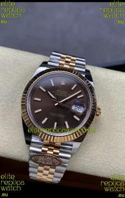 Rolex Datejust 126331 41MM ETA 3235 Swiss 1:1 Mirror Replica Watch in Rose Gold 904L Steel