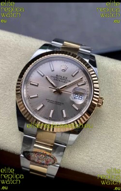 Rolex Datejust 126331 41MM ETA 3235 Swiss 1:1 Mirror Replica Watch in Rose Gold 904L Steel