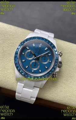 Rolex Daytona AET Remould Dark Blue Dial Full Ceramic Strap Watch in Cal.4130 Movement