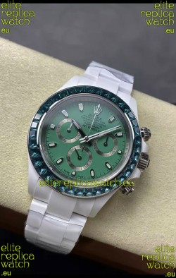 Rolex Daytona AET Remould Pink Dial Full Ceramic Strap Watch in Cal.4130 Movement