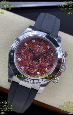 Rolex Cosmograph Daytona Grossular Rubellite Dial Original Cal.4130 Movement - 904L Steel Watch