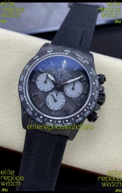 Rolex Daytona DiW All Carbon Graphite Edition Watch - Forged Cabon Casing 1:1 Mirror Replica