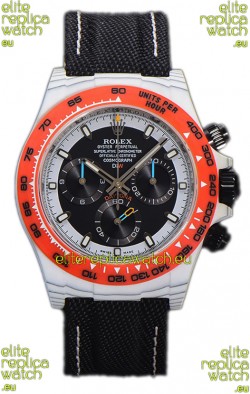 Rolex Cosmograph Daytona DiW OCELLARIS Edition White Carbon Fiber Watch - Cal.4130 Movement