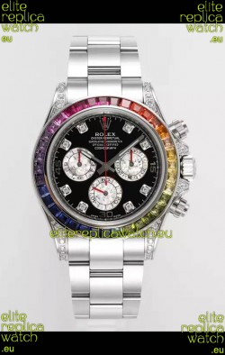 Rolex Cosmograph Daytona 116599RBOW Stainless Steel Original Cal.4130 Movement 
