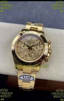 Rolex Cosmograph Daytona 116508 Yellow Gold Original Cal.4130 Movement - Improved Ultimate 904L Steel Watch