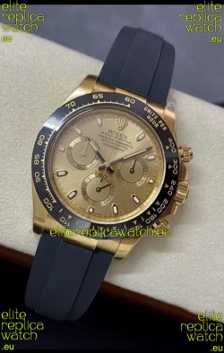 Rolex Cosmograph Daytona 116518LN-0037 Yellow Gold Original Cal.4130 Movement - 904L Steel Watch