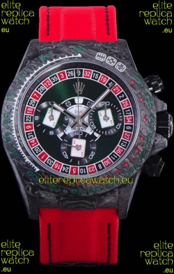 Rolex Daytona DiW NTPT Carbon Lucky Player Casino Swiss Replica Watch 