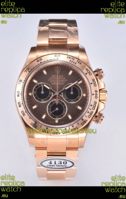 Rolex Cosmograph Daytona M116505-0013 Rose Gold Original Cal.4130 Movement - 904L Steel Watch