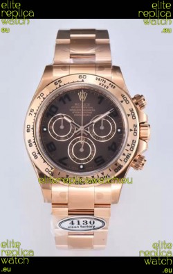 Rolex Cosmograph Daytona M116505-0011 Rose Gold Original Cal.4130 Movement - 904L Steel Watch