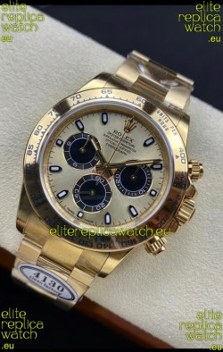 Rolex Cosmograph Daytona M116508-0014 Yellow Gold Original Cal.4130 Movement - 904L Steel Watch