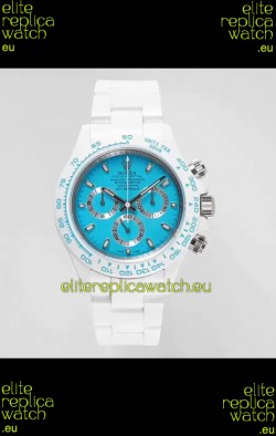 Rolex Daytona AET Remould Blue Dial Full Ceramic Strap Watch in Cal.4130 Movement