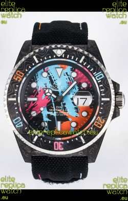 Rolex GMT Masters II Super Clone DiW Edition Swiss Replica Lightweight Carbon Casing Watch 