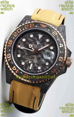 Rolex GMT Masters II DiW Edition Swiss Replica Watch - 1:1 Mirror Replica Rose Gold