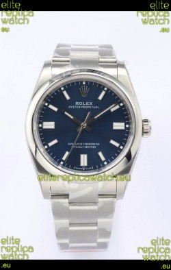 Rolex Oyster Perpetual REF#126000 36MM Swiss Movement Swiss Replica Blue Dial 904L Steel 1:1 Mirror Replica Watch
