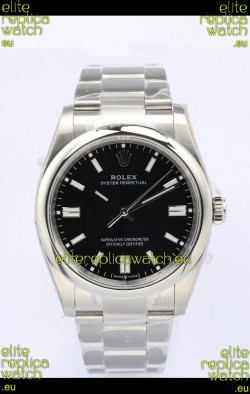 Rolex Oyster Perpetual REF#126000 36MM Swiss Movement Swiss Replica Black Dial 904L Steel 1:1 Mirror Replica Watch