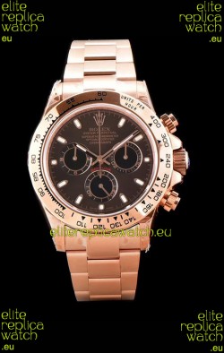Rolex Daytona 116505 Rose Gold Original Cal.4130 Movement - 1:1 Mirror 904L Steel Watch