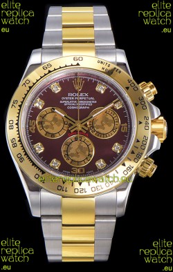 Rolex Daytona Two Tone Yellow Gold Original Cal.4130 Movement - 1:1 Mirror 904L Steel Watch
