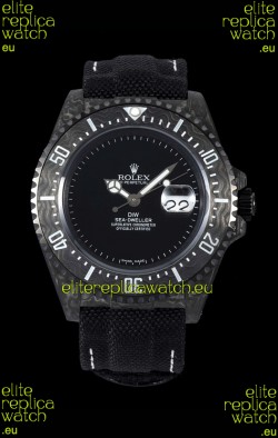 Rolex Sea-Dweller DiW Edition 43MM Carbon Bezel Swiss Replica Watch - 1:1 Mirror Replica