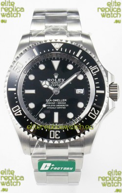 Rolex Sea-Dweller Deepsea Super Clone 126660LN Swiss Replica Watch 1:1 Mirror Replica in 904L Steel Case