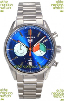 Tag Heuer Carrera Carrera Skipper 39 Chronograph Swiss Quartz Replica Watch Blue Dial 