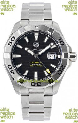 Tag Heuer Aquaracer Calibre 5 1:1 Mirror Replica Watch Black Dial 904L Steel 44MM