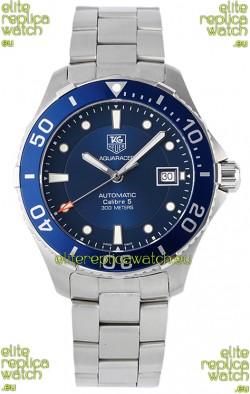 Tag Heuer Aquaracer Calibre 5 1:1 Mirror Replica Watch Blue Dial 904L Steel 41MM