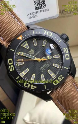 Tag Heuer Aquaracer Calibre 5 DLC Coating with Ceramic Bezel Swiss Replica 41MM