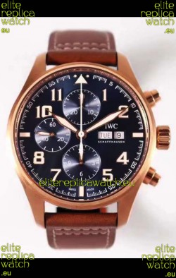 IWC Pilot Chronograph Le Petit Prince Edition Rose Gold 1:1 Mirror Replica Watch