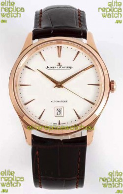Jaeger LeCoultre Master Ultra Thin Rose Gold Swiss 1:1 Mirror Replica Watch