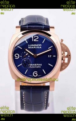 Panerai Luminor Marina PAM1112 Rose Gold 1:1 Mirror Quality Swiss Replica Watch 