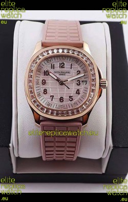 Patek Philippe Aquanaut LUCE 5072R-001 Swiss Replica Watch in Pearl Dial 35.6MM 