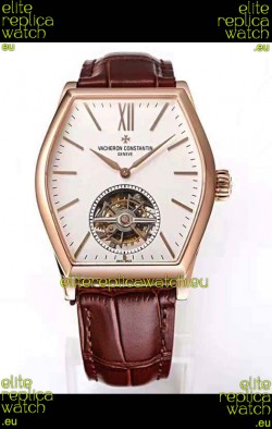 Vacheron Constantin Malte Tourbillon 1:1 Mirror Quality Rose Gold Swiss Replica Watch 