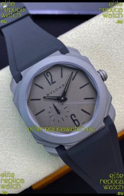 Bvlgari Octo Finissmo Edition 1:1 Mirror Replica Sandblasted Ceramic Casing