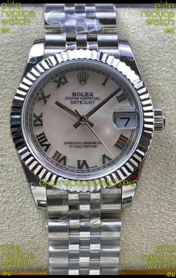 Rolex Datejust 178384 31MM Swiss Replica in 904L Steel in Pearl Dial - 1:1 Mirror Replica