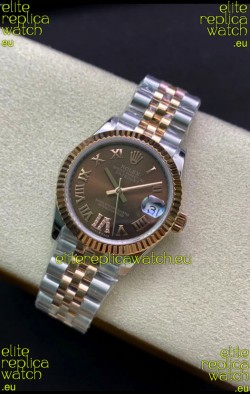 Rolex Datejust 278271 31MM Swiss Replica in 904L Steel in Brown Dial - 1:1 Mirror Replica