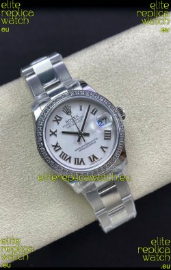 Rolex Datejust 278384 31MM Swiss Replica in 904L Steel in White Dial - 1:1 Mirror Replica