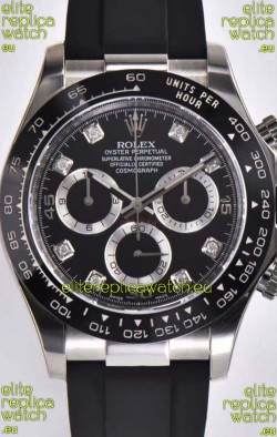 Rolex Cosmograph Daytona 116509 Black Dial Cal.4130 Movement - 904L Steel Watch