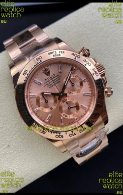 Rolex Daytona 116505 Rose Gold Original Cal.4130 Movement - 1:1 Mirror 904L Steel Watch