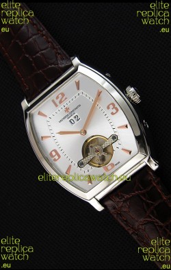 Vacheron Constantin Malte Japanese Tourbillon Replica Watch White Steel Dial