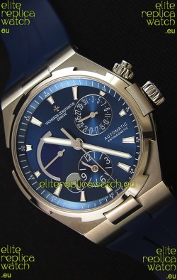 Vacheron Constantin Overseas Dual Time Blue Dial Swiss Replica Watch 